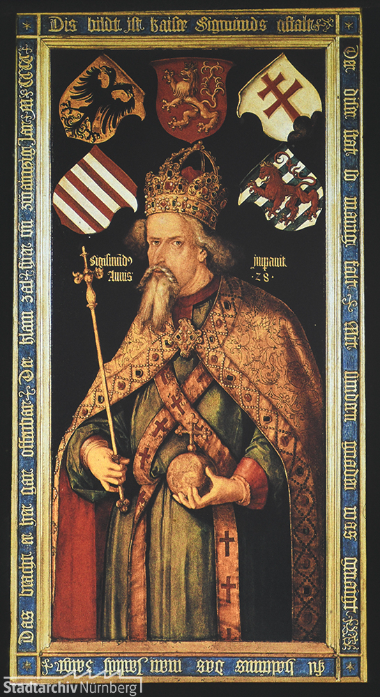 Ölgemälde Kaiser Sigismunds von Albrecht Dürer im Germanischen Nationalmuseum