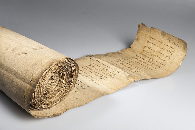 Papierrotulus von 1409