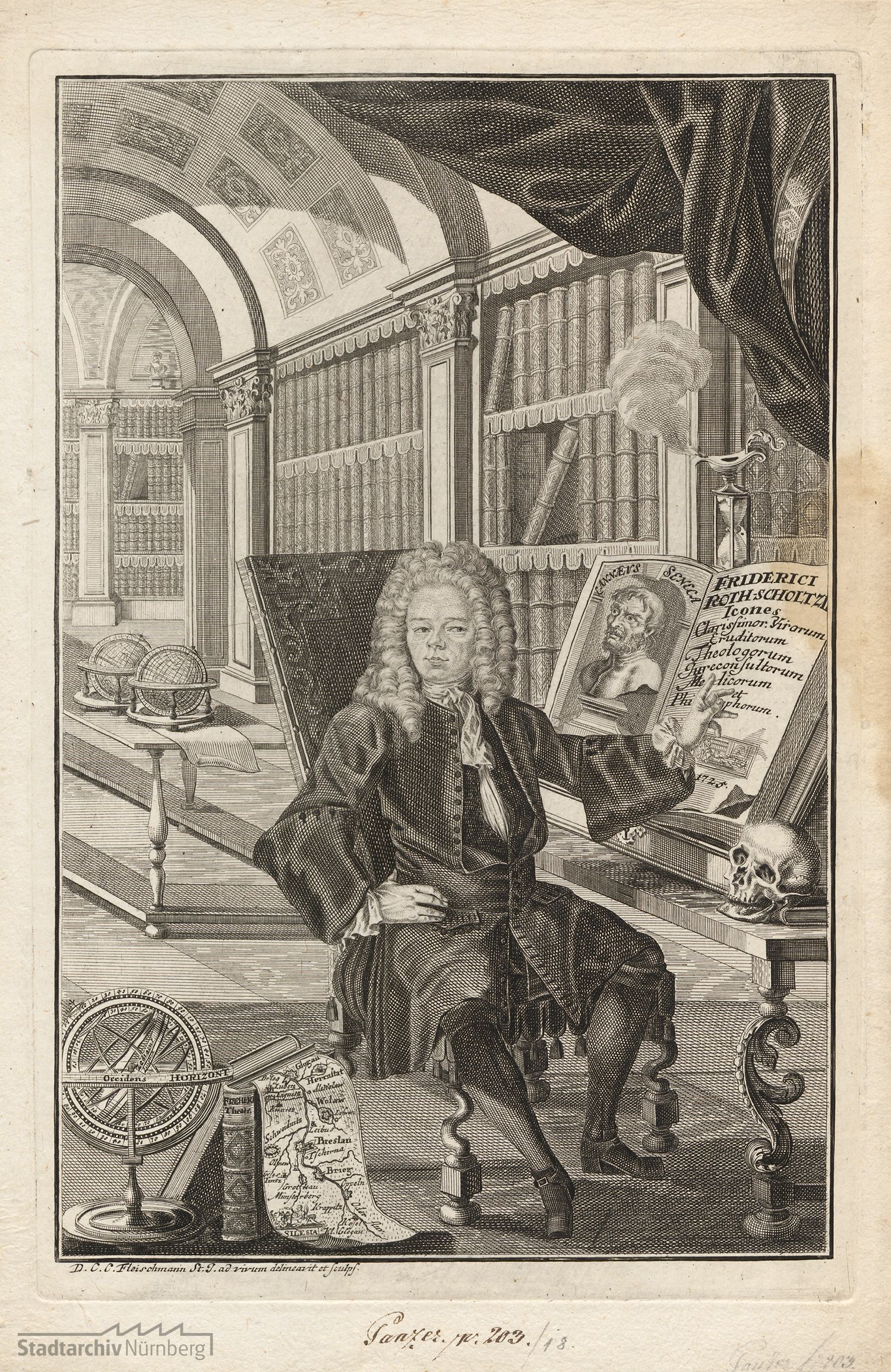 Friedrich Roth-Scholz (Stich von Daniel Clamer Christian Fleischmann)